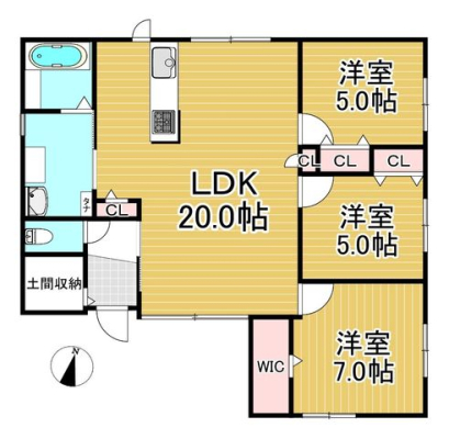 �ޗǌ�����s�㒬 �̓y�n�̋��}