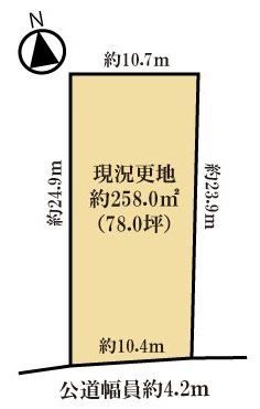 �ޗǌ��ޗǎs�E�V���� �̓y�n�̋��}