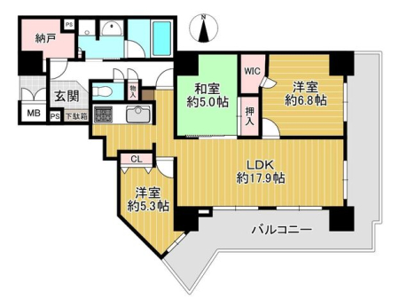 ���{���ʎs�D�꓌3���ڂ̒��Ã}���V�����̉摜