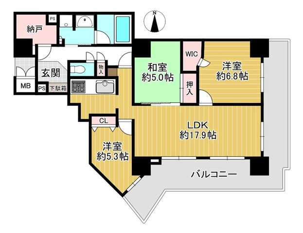 ���{���ʎs�D�꓌3���ڂ̒��Ã}���V�����̉摜