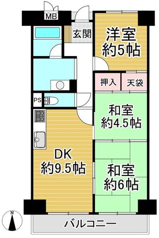 �ޗǌ��ޗǎs���厛������1���ڂ̒��Ã}���V�����̉摜