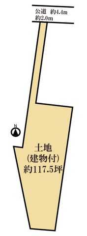 �ޗǌ����S�c���{���厚��� �̓y�n�̋��}